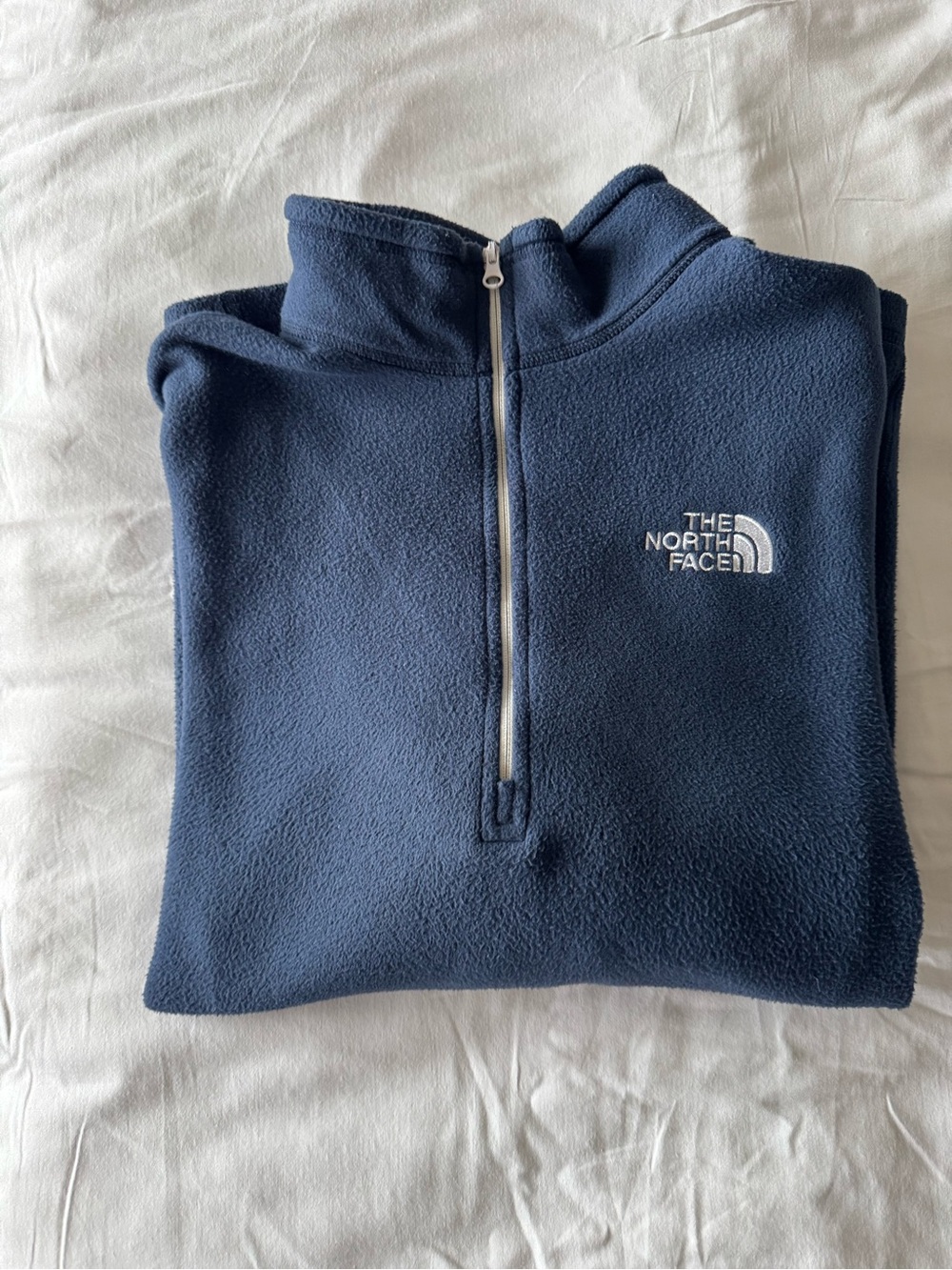 The North Face Navy Blue Quarter-Zip Fleece Pullover